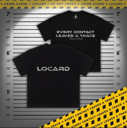 LOCARD Fingerprint Tee — Black