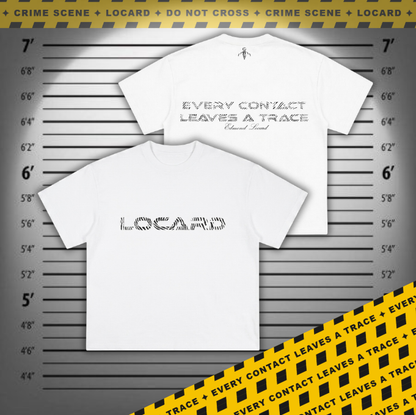 LOCARD Fingerprint Tee — White