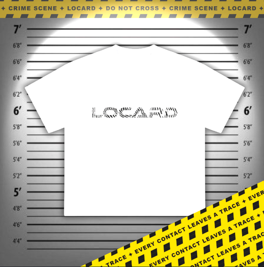 LOCARD Fingerprint Tee — White