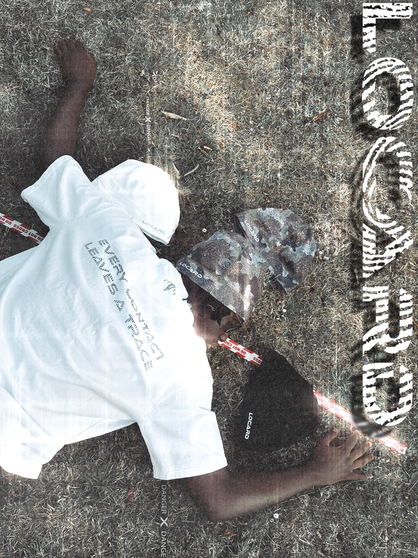 LOCARD Fingerprint Tee — White